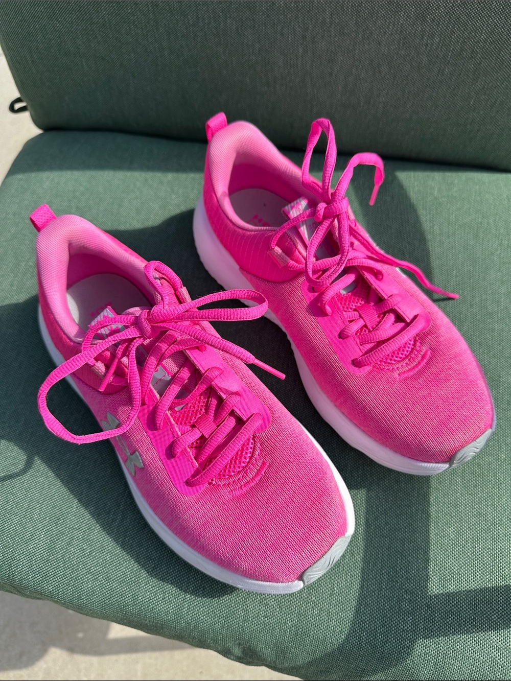 Under Armour Charged Women’s Hot Pink Running Shoes